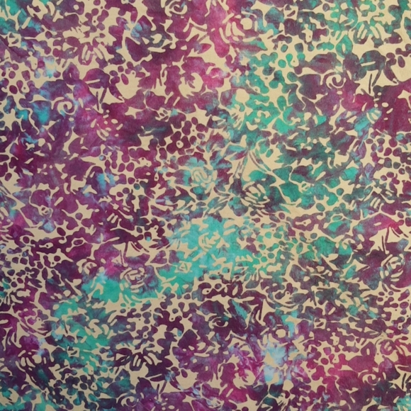 Rum Reggae Print Cap Sleeve Cotton Knit Top Small - Picture 4 of 7